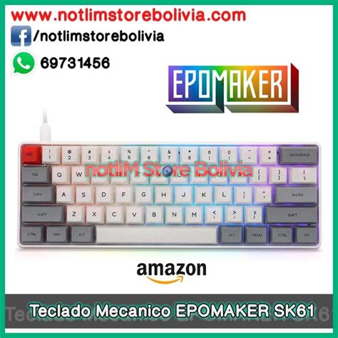 Teclado Mecanico EPOMAKER SK61 RGB NotliM Store Bolivia