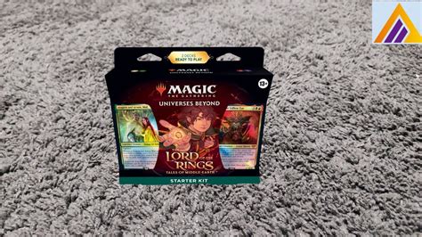 Magic The Gathering Asmr Lord Of The Rings Starter Kit Lotr Youtube