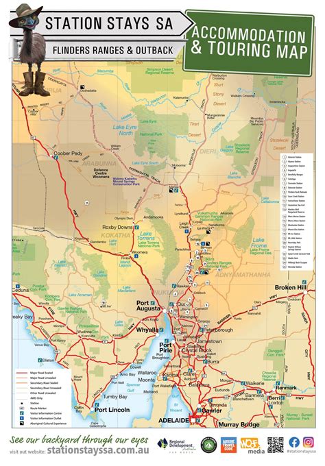 Station Map Station Stays SA Australian Road Trip Road Trip