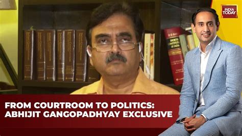 Abhijit Gangopadhyay Quits Judgeship To Join Bjp Politics A Sudden