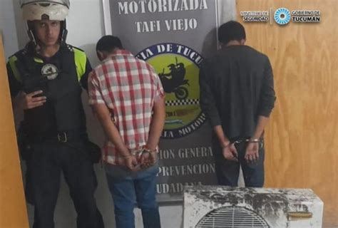 Detuvieron a dos sujetos que entraron a robar en una casa en Tafí Viejo