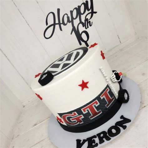 Gti Fondant Birthday Cake Baked By Nataleen