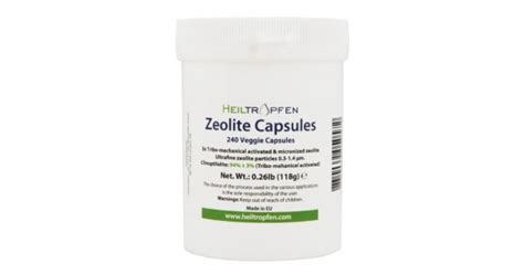 Zeolite attivata in capsule - ultrafine 3xTBA - 240Vcaps