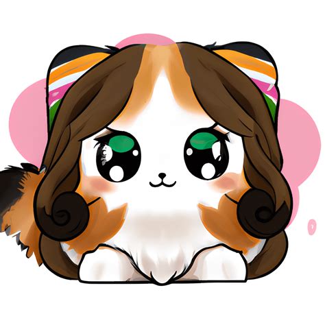 Long Haired Calico Munchkin Cat Creative Fabrica