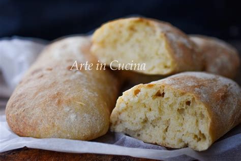 PANE CIABATTA Ricetta Con 2 Grammi Di Lievito Ricetta Facile