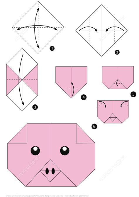 Origami Origami De Cerdito