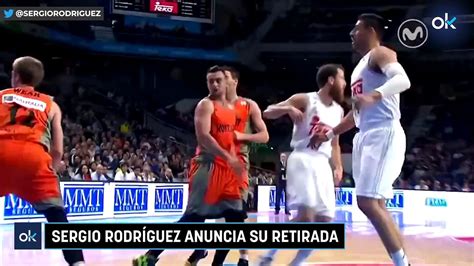 Sergio Rodríguez anuncia su retirada Vídeo Dailymotion