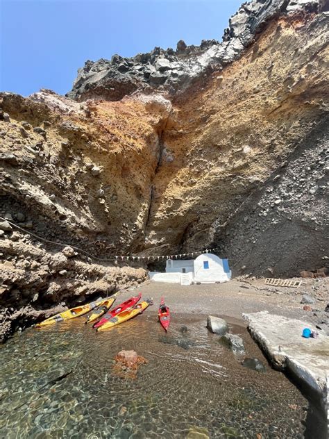 Santorini Kayak Circumnavigation Adventure Travel