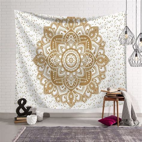 Mandala Cl Mdt Tapestry Houston Wall