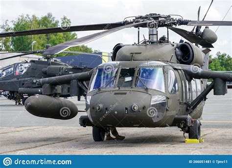 Liepaja Latvia August Sikorsky Uh Black Hawk Helicopter