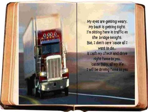 Truckers Wife Poems My Eyes Are Getting Weary Truckers Wife Wife Poems Sentimental Ts