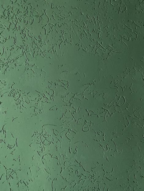 Premium Photo Textured Plaster Green Wall