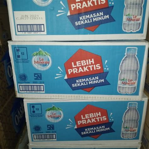 Jual Air Minum Mineral Merek Le Minerale 330ml Mini Kecil Shopee