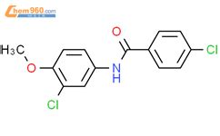 4 Chloro N 3 chloro 4 methoxyphenyl benzamide 449166 29 4 深圳爱拓化学有限公司