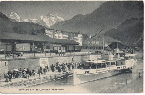 INTERLAKEN Schiffstation Bahn Schiff Kaufen Auf Ricardo