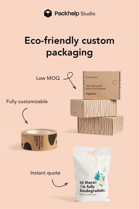 Packaging with your logo | Eco friendly packaging design, Eco packaging ...