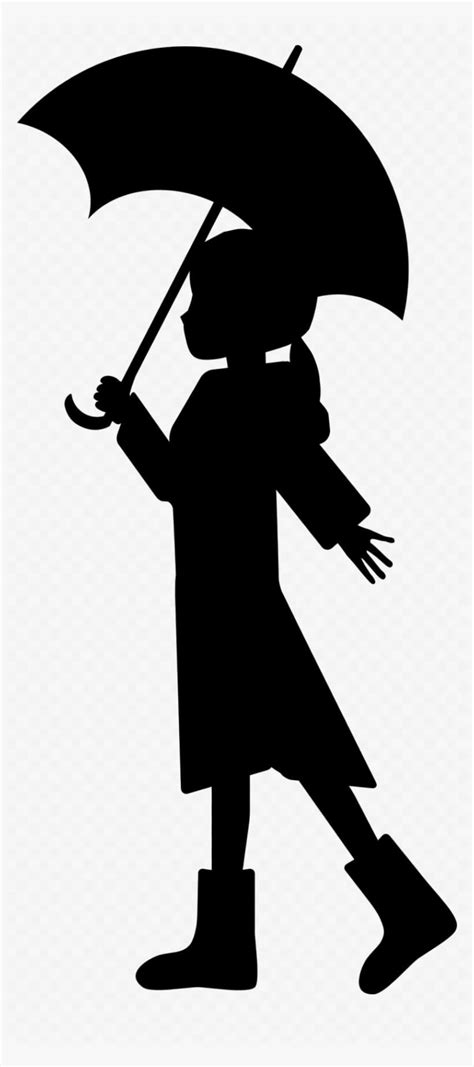 Girl Umbrella Png File - Girl With Umbrella Silhouette Clip Art PNG Image | Transparent PNG Free ...