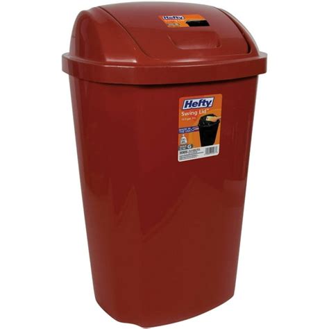 Hefty Swing Lid 135 Gallon Trash Can Multiple Colors