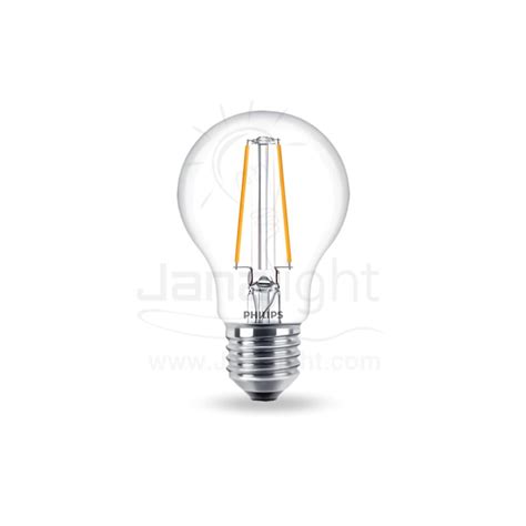 لمبة فلامنت كلاسيك شفاف لد 4 وات وورم فيليبس جنى لايت Jana Light