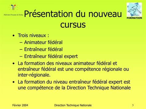 Ppt Mise En Place Du Nouveau Cursus De Formation Des Entra Neurs