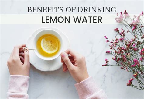 Reasons You Need To Drink Lemon Water Everyday Wildflowers And