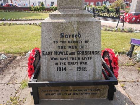 East Howle And Crossings War Memorial Ferryhill County Durham Photo