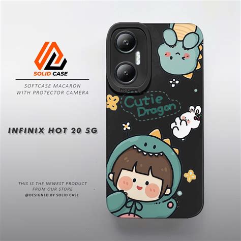 Jual Case Infinix Hot 20 5G Casing Infinix Hot 20 5G Roju Solid
