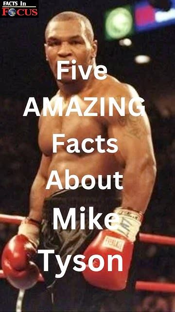 Five Amazing Facts About Mike Tyson Youtube