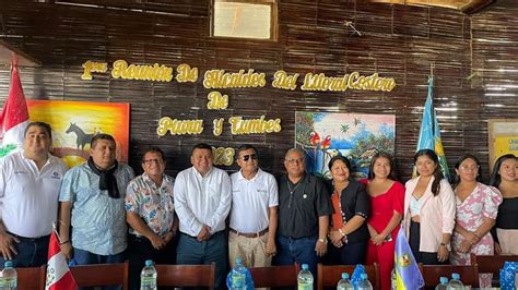 Alcalde participo de primera reunión de alcalde de PIURA y TUMBES