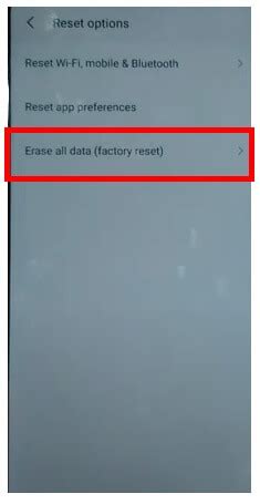 Hard Reset Itel A Factory Reset How To Delete Data