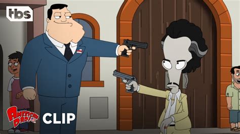 American Dad Stan And Roger S Epic Standoff Clip Tbs Youtube