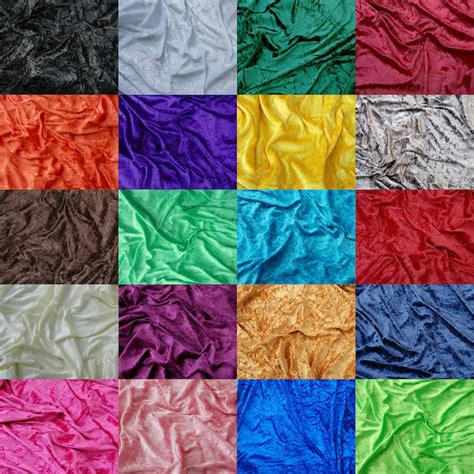 Premium Crushed Velvet Upholstery Fabric Soft Flexible Etsy Uk