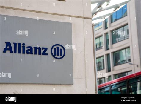 Allianz Insurance London Office Exterior Showing Signage Gracechurch