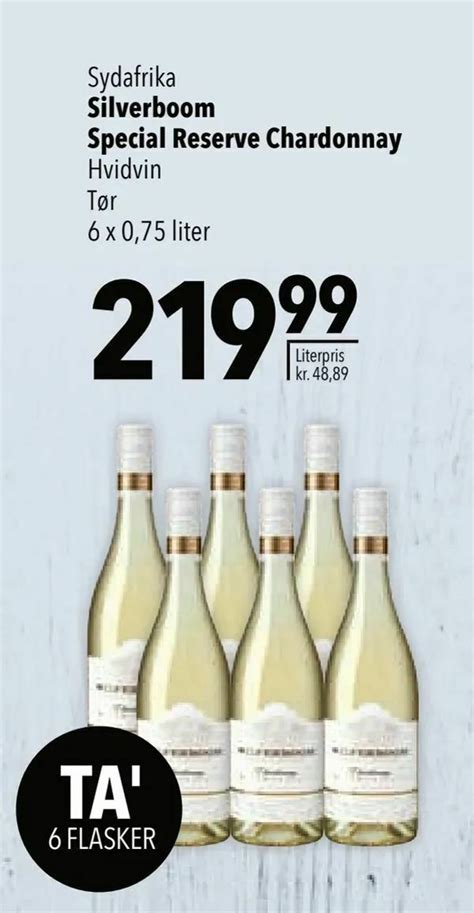 Silverboom Special Reserve Chardonnay Tilbud Hos Citti