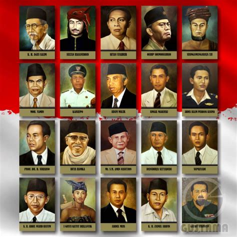 Jual Poster Pahlawan Nasional Foto Pahlawan A X Cm Shopee Indonesia