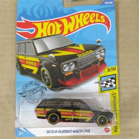 Jual Hot Wheels HW Datsun Bluebird Wagon 510 Momo Hitam Hotwheels US