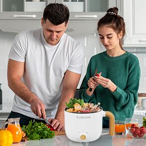 Audecook Elektrische Hot Pot Und Dampfgarer L Tragbare Mini