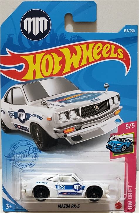 Mazda Rx Blanca Hot Wheels Mattel MercadoLibre