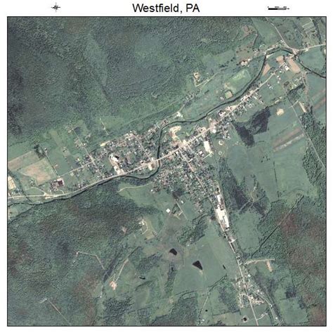 Aerial Photography Map of Westfield, PA Pennsylvania