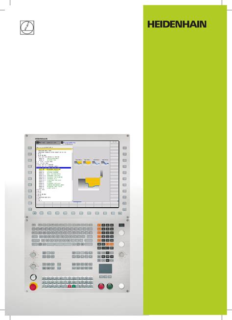 Heidenhain Tnc X Cycle Programming User Manual Pages