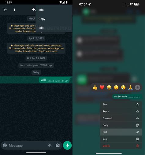 Whatsapp New Message Editing Feature On Web Ios And Android