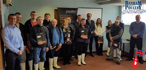 Banham Poultry Celebrate Staff Training Success! – Poultec