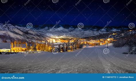 Snowmass Village stock photo. Image of snow, resort - 116010772