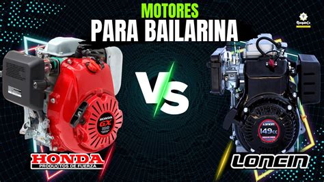 Motores Para Bailarina Honda Y Loncin Maquinco Maquinaria Youtube