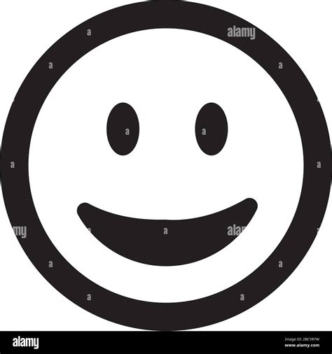 Smiley face emoji Black and White Stock Photos & Images - Alamy