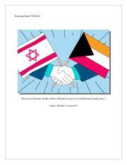 7532 Docx Running Head ESSAY How Does Domestic Israeli Politics