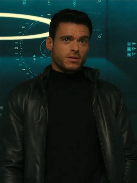 Citadel Richard Madden Black Leather Jacket | Universal Jacket