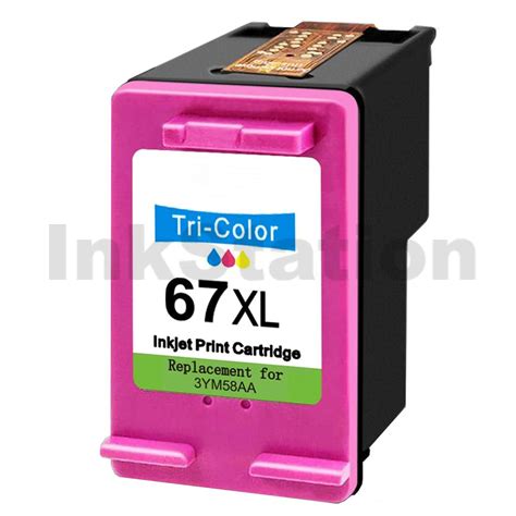 HP 67XL Compatible Tri-Colour High Yield Inkjet Cartridge 3YM58AA - 200 Pages - Ink Cartridges ...