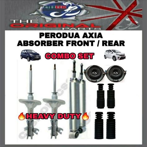 Kyb Rs Qhuk Perodua Axia Absorber Front Rear Boot Mounting