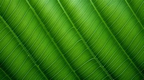 Close Up Structure Of A Green Tropical Leaf Texture Background Plant